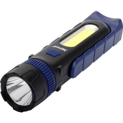 Image de XCell Work 146585 LED haute performance 2 en 1, avec affichage de 12 comptoirs (L x l H) 142 40 mm, diamètre poids 132 g, 80 lumens, durée d&#039;éclairage 3 h, température couleur 7000 K,