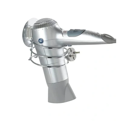 Image de WENKO Static Loc® Porte sèche Cheveux Osimo Fixer sans percer Chromé