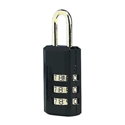 Image de Master Lock 646EURD Cadenas à Combinaison avec Corp en Zinc, Noir, 6,3 x 2 1 cm