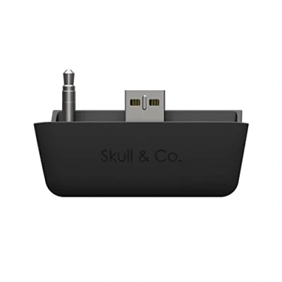 Image de Skull &amp; Co. Adaptateur Émetteur Audio sans Fil AudioBox, Bluetooth 5.0 à Faible Latence pour Xbox (XSX/XSS/Elite) Controllers Noir