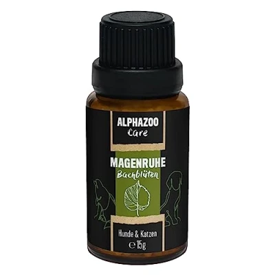 Image de alphazoo Magenruhe Fleurs de Bach pour Chiens et Chats 15g, globules réguler la Digestion stimuler l&#039;activité Gastro intestinale, Calmer réduire Les flatulences, mélange du Dr