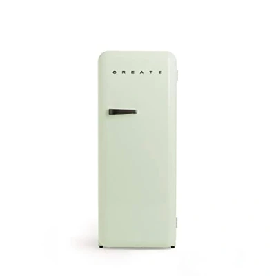 Image de CREATE / RETRO FRIDGE 150 BLACK/Réfrigérateur Vert avec Poignée Noire/Pratique et fonctionnel, Matériaux résistants