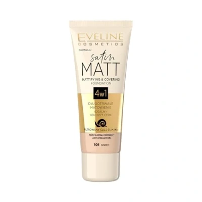 Image de Eveline Cosmetics Satin Matt et Primer facial opaque, 30 ml, n 103 Natural