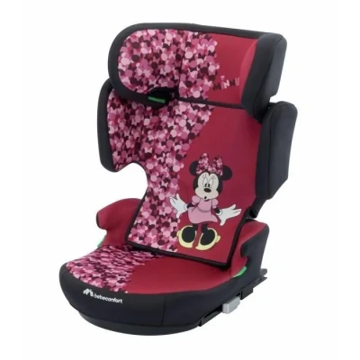 Image de BEBECONFORT DISNEY Hera i Fix Size, Siège auto réhausseur, Groupe 2/3, de 3,5 à 12 ans (100 150cm), Isofix, Pliable, Fun Minnie