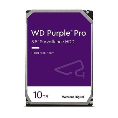 Image de WD Purple Pro 10 To Disque dur Interne 3.5&quot; dédié Vidéosurveillance AllFrame Technology, 550TB/yr, 256MB Cache, 7200 RPM, Garantie 5 ans