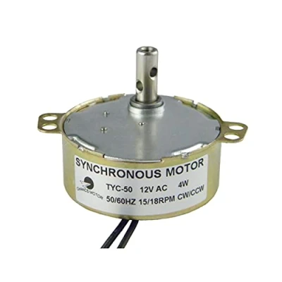 Image de Moteur Synchrone TYC 50 AC 12V La Vitesse 15 18r/min CW/CCW 4W d&#039;arbre de Noël