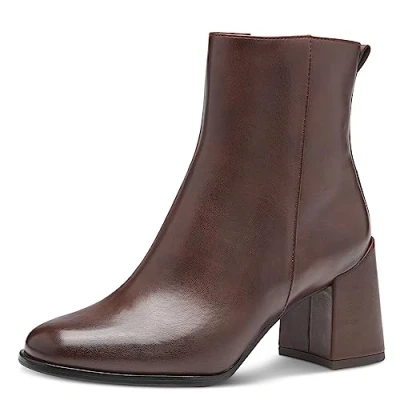 Image de MARCO TOZZI Femme 2 25327 41 361 Bottines à Talons, Kaffee, 39 EU