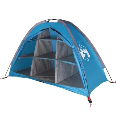 Image de Tente de rangement avec 9 compartiments bleu imperméable
