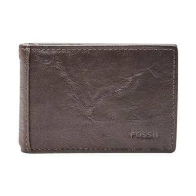 Image de Fossil Portemonnaie pour homme Neel, cuir Bifold brun 10.16 cm L x 1.27 W 6.99 H ML3887200