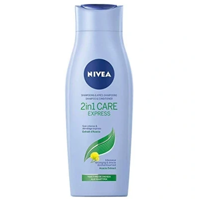 Image de NIVEA Lot de 6 shampoings + après shampoing 2 en 1 Care Express pour tous les types cheveux 250 ml