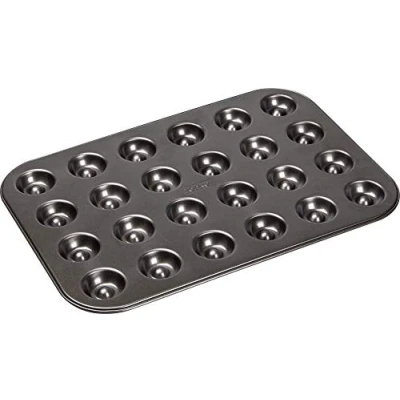 Image de Zenker Moule pour 24 Beignets de hussard et Yeux d&#039;ange, Plaque Cuisson enduite (38 x 27 cm), délicieux Biscuits avec Rembourrage, à Biscuits, quantité : 1 pièce