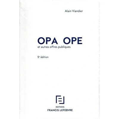 Image de OPA OPE et autres offres publiques