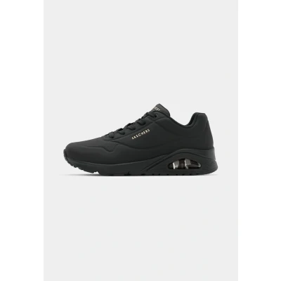 Image de Skechers Wide Fit UNO Baskets basses, Femme, Taille: 41, Black Polyuréthane
