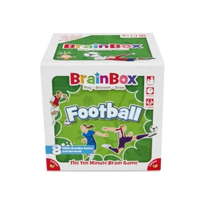 Image de BrainBox Football (2022) , Card Game Ages 8+ 1+ Players 10+ Minutes Playing Time