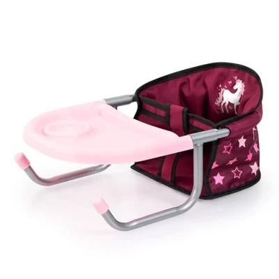 Image de Bayer Design siège de table 65823AA pour poupées, accessoires, poupées jusqu&#039;à 46 cm, couleur Bordeaux Unicorn