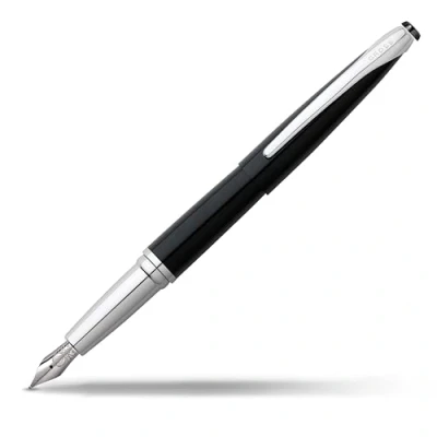 Image de Cross ATX Stylo Plume Taille Pointe Fine Noir Basalte