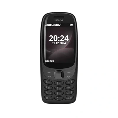 Image de Nokia 6310 2024 noir, téléphone portable 2G, double sim, design iconique, écran 2,8&quot;, caméra VGA, batterie longue durée, mémoire extensible, Bluetooth 5.0, radio FM sans fil