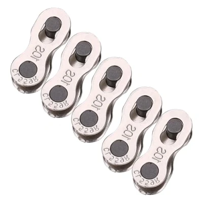Image de Demeras Maillons de chaîne vélo 5 Paires vélos à Usage Rapide, relâchement connecteur Liaison Magique Mater Link pour Vitesse 8/9/10(10 Speed)