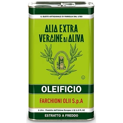 Image de Farchioni Huile d&#039;Olive Extra Vierge Extraction à froid (Bidon 1 Litre)