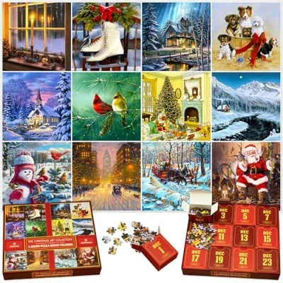 Image de Puzzle calendrier de l&#039;avent Collection Noël
