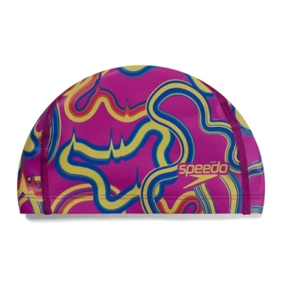 Image de Bonnet de Natation SPEEDO Junior Pace Violet Confortable Résistant à la déchirure
