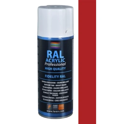 Image de Peinture spray RAL 3000 pr rouge vif 400 ml