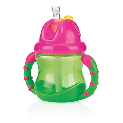 Image de Nûby Gobelet Anti Goutte Flip It Vert 240ml Rose