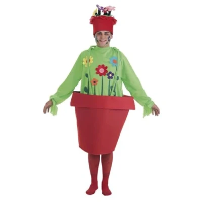 Image de Déguisement de Pot Fleurs Disfrazzes Taille Unique Multicolore