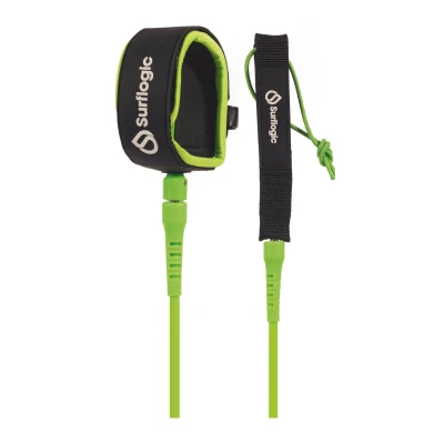 Image de Surf Logic Leash Pro 6 Accessoires Mixte, Vert Lime, Taille Unique