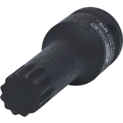 Image de KS TOOLS 911.0953 E Douille à choc 75 M16 12,5 (1/2&quot;) Polygone extérieur, intérieur