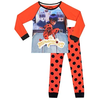 Image de Miraculous Ensemble De Pyjamas Fille Lady Bug Multicolore 7 8 Ans