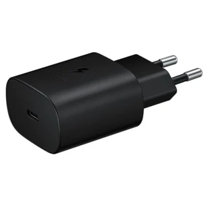 Image de Base Secteur Rapide 25W, Port USB Type c (sans ble) [Vrac 1 Pieces] Noir