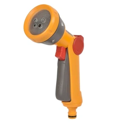 Image de HOZELOCK Pistolet d&#039;Arrosage Multi Jets : Idéal pour un Usage Quotidien, Tâches Ergonomique, Vérouillable et Contrôle du Débit Accessible à une Main, 5 [2669 0000]