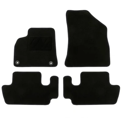 Image de DBS Tapis de Voiture sur Mesure pour 3008 (2009 à 2016) Sol antidérapant Automobile Moquette Galaxy 4 pièces, Noir
