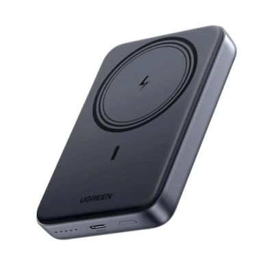 Image de UGREEN Nexode Batterie Externe Magnétique sans Fil 10000mAh 20W Power Bank Induction USB C Charge Rapide PD 3.0 Compatible avec iPhone 16 Plus Pro Max 15 14 13 12 Coque MagSafe (Noir)