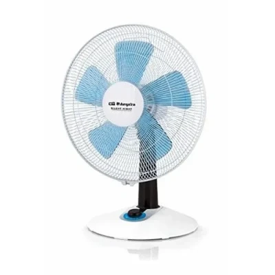 Image de Orbegozo TF 0148 Ventilateur de table Silent Night, 4 vitesses, fonction turbo, 60 W, blanc