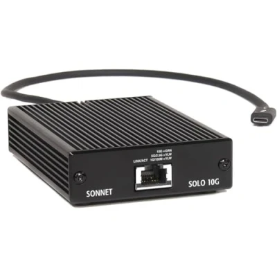 Image de Adaptateur réseau Sonnet Solo 10G Thunderbolt 3 RJ 45 10Gb Ethernet Contrôle de flux AVB