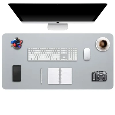 Image de DOBAOJIA Grand sous main XXXXL Tapis de bureau Protection Pour ordinateur portable/clavier/souris En cuir synthétique imperméable + daim antidérapant 120 x 43 cm