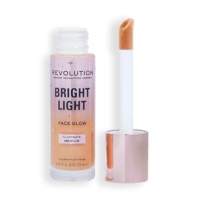 Image de Makeup Revolution Bright Light FACE GLOW Hightlighter, Taille: 23 ml, Illuminate medium