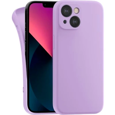 Image de MyGadget Coque Compatible avec Apple iPhone 13 Case TPU Souple &amp; Soft Cover Protection Extra Fine Légère Étui Coloré Anti Choc et Rayures Violette