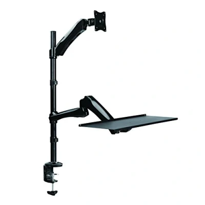 Image de LogiLink Siège/pouf steharb eitsp Bavoir de bureau oscillant Moniteur 90 /+ , pivotant 180 1327 &quot;, charge max. 9 kg, 1 pièce, bp0030