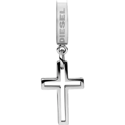 Image de Diesel Earring Unisex Boucles d&#039;oreilles silvercoloured, Taille: One Size, Silver coloured