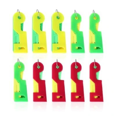 Image de HDGSAFD Enfile Aiguille À Main 10 Pièces, Outils D&#039;Enfile Aiguille, en Plastique, Accessoires De Couture, Simple