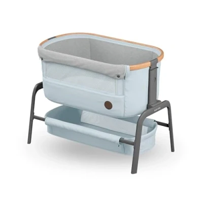 Image de Maxi Cosi Iora, Berceau Cododo avec Fonction Coulissante Facile, Convient dès la Naissance, de 0 à 9 kg, Essential Grey (Gris)