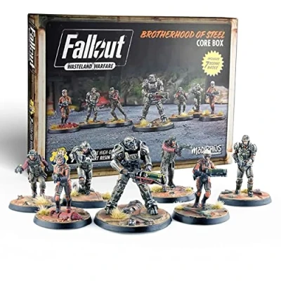 Image de Modiphius Entertainment Fallout Wasteland Warfare Brotherhood of Steel: Core Box Miniatures Unpainted