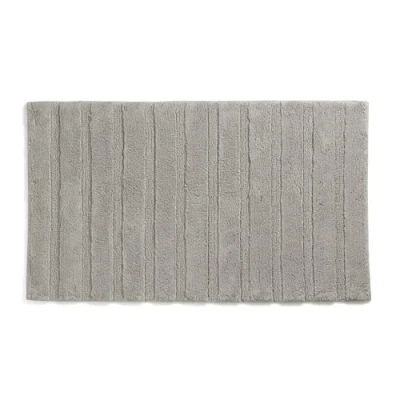 Image de kela Tapis de Bain Megan, 80 cm x 50 cm, 100% Coton, Gris argenté, antidérapant, Lavable à 30 C, Convient pour Le Chauffage au Sol, 23585