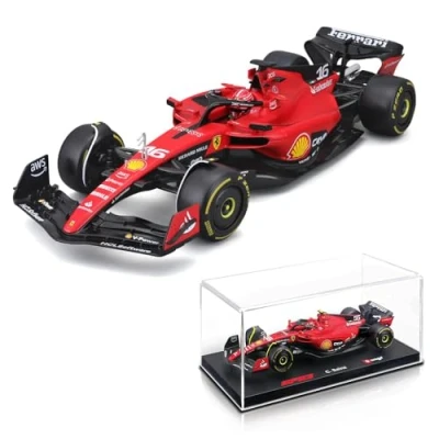 Image de Ferrari SF 23 Charles Leclerc Nr 16 Saison 2023 Formule 1 F1 Échelle 1/24 23cm Modèle Auto DieCast Bburago 18 26808