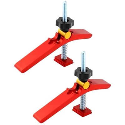 Image de QWORK® 2PCS Serre Joint Rapide pour Système de Rails T (M8)