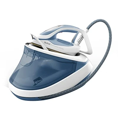 Image de Tefal GV9710 Pro Express Ultimate Centrale vapeur 7,6 bars de pression Sortie constante : 155 g/min Effet pressing 580 Sans réglages Fonction verticale