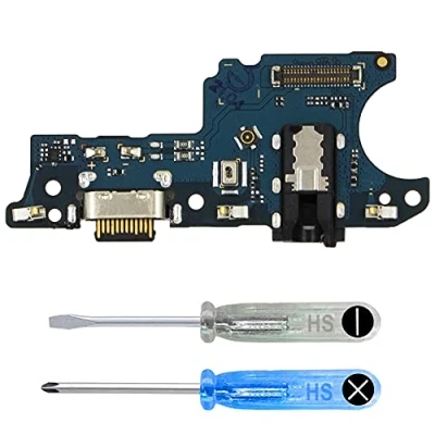 Image de MMOBIEL Connecteur de Charge Compatible avec Samsung Galaxy A02s 2021 Dock Connector USB C Jack Audio/Microphone/Antenne Remplacement INCL. Tournevis